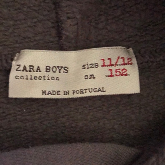 Boys Zara Skull Sequined Hoodie size 11/12 - Picture 3 of 6